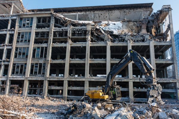 Commercial Building Demolition in Goshen
